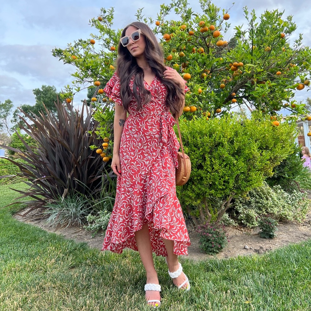 Max studio Spanish Wrap dress